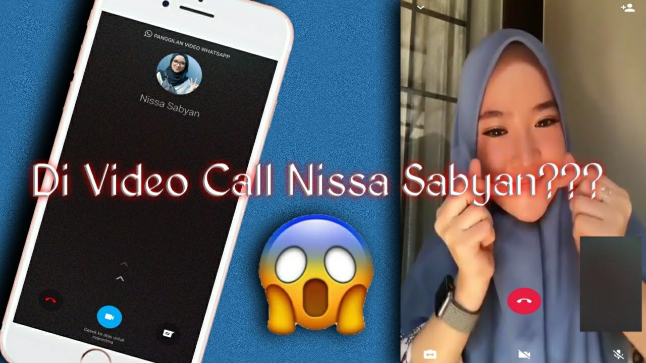 Di Video Call Nissa Sabyan || Ada Nomer Wa Nya