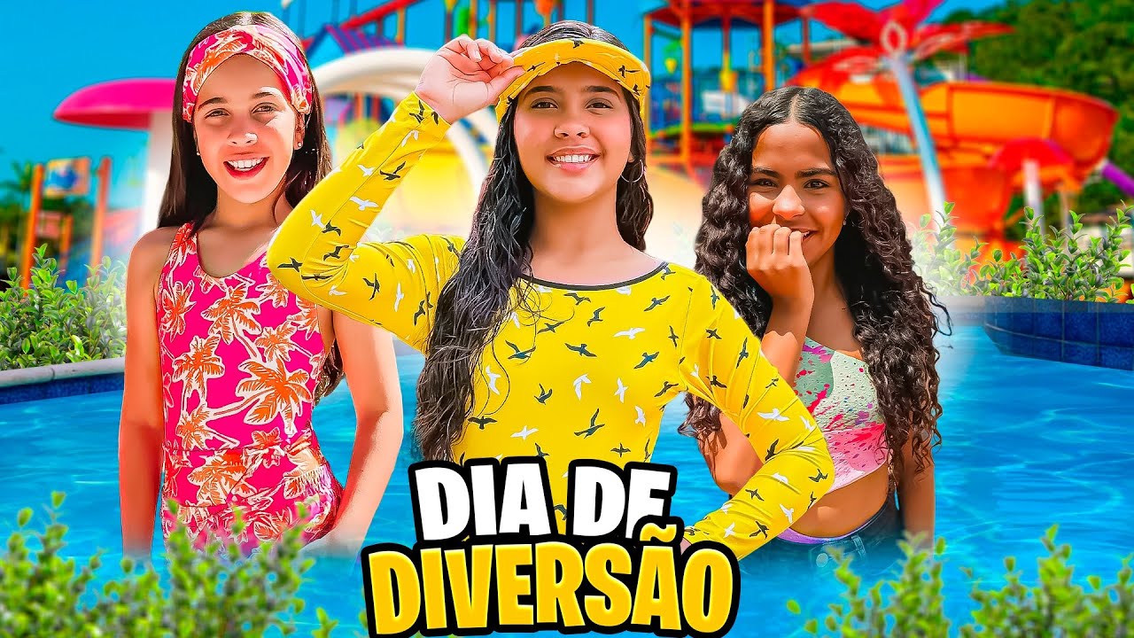 DIA DE DIVERSÃO!!! *ELAS TESTARAM TODAS AS PISCINAS DO HOTEL
