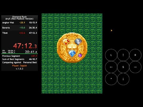 Diamond Rush Any% Speedrun - 47:12.3