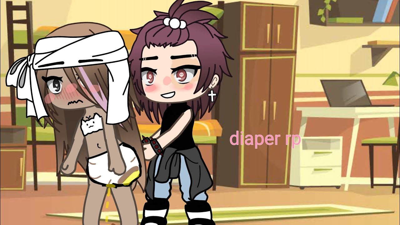 Diaper pee~ (gacha life) -diaper rp 1