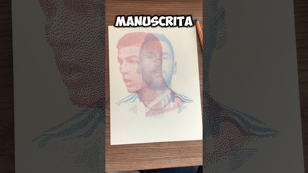 Dibujo Ronaldo Y Messi! #ronaldo #messi #dibujo