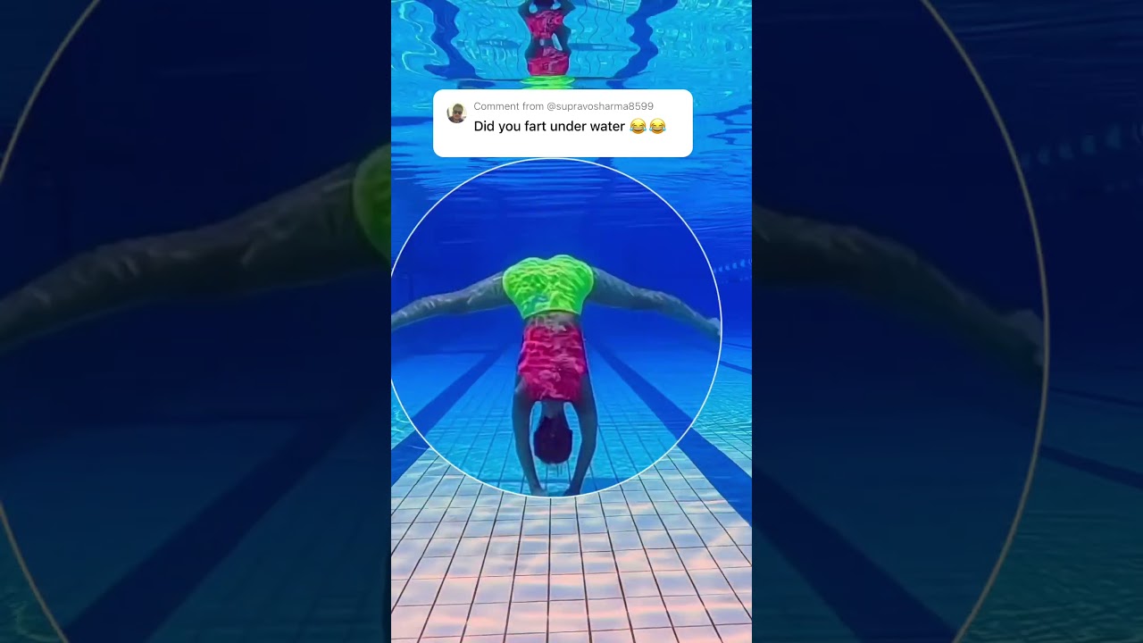 Did I fart underwater? 🤔