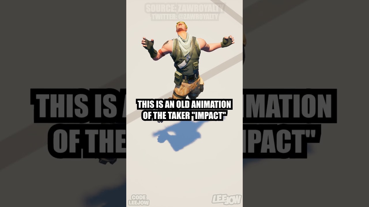 Did you know the Taker had this animation?! #fortnite #shorts #STW