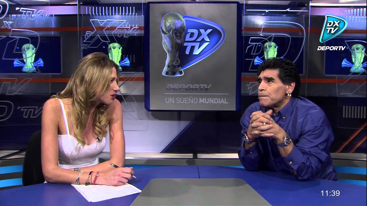 Diego en Mundo Leo con Alina Moine