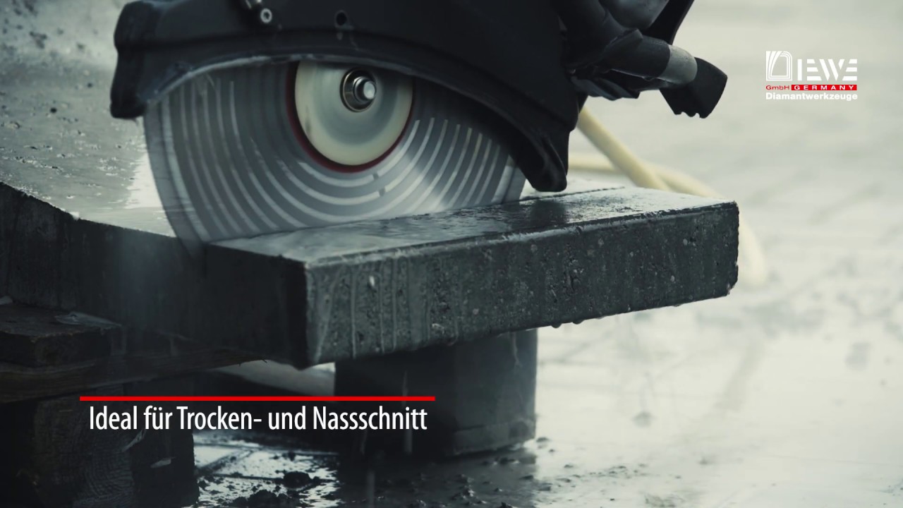 DIEWE Twister Plus 12 - Diamanttrennscheibe für Granit, Beton, Klinker und Baustellenmaterial