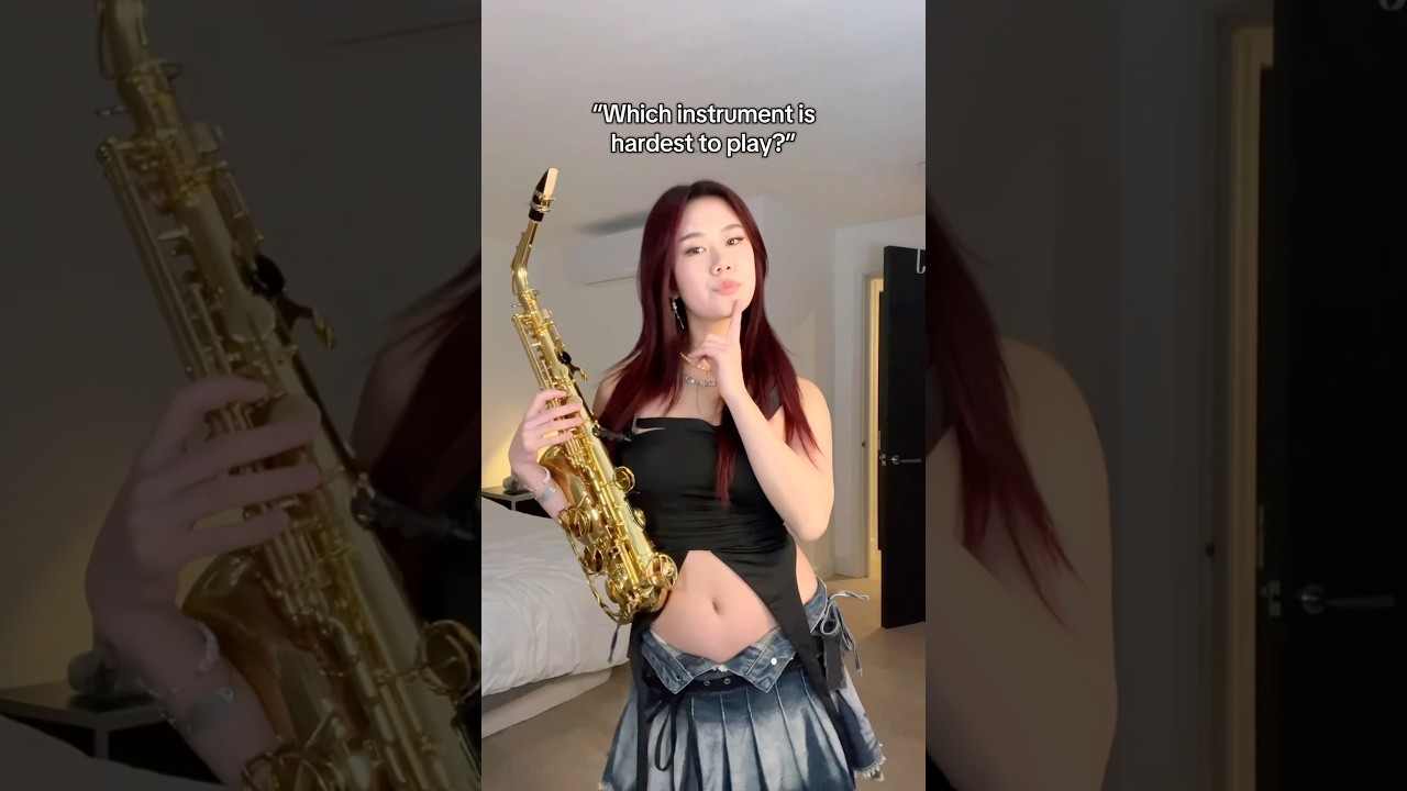Difficulty of my instruments 🎷🎻🎹 playing Tick Tack - ILLIT! #kpop#cover#saxophone#illit#violin