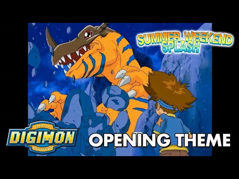 Digimon Adventure | Opening Theme | English Dub | Summer Weekend Splash