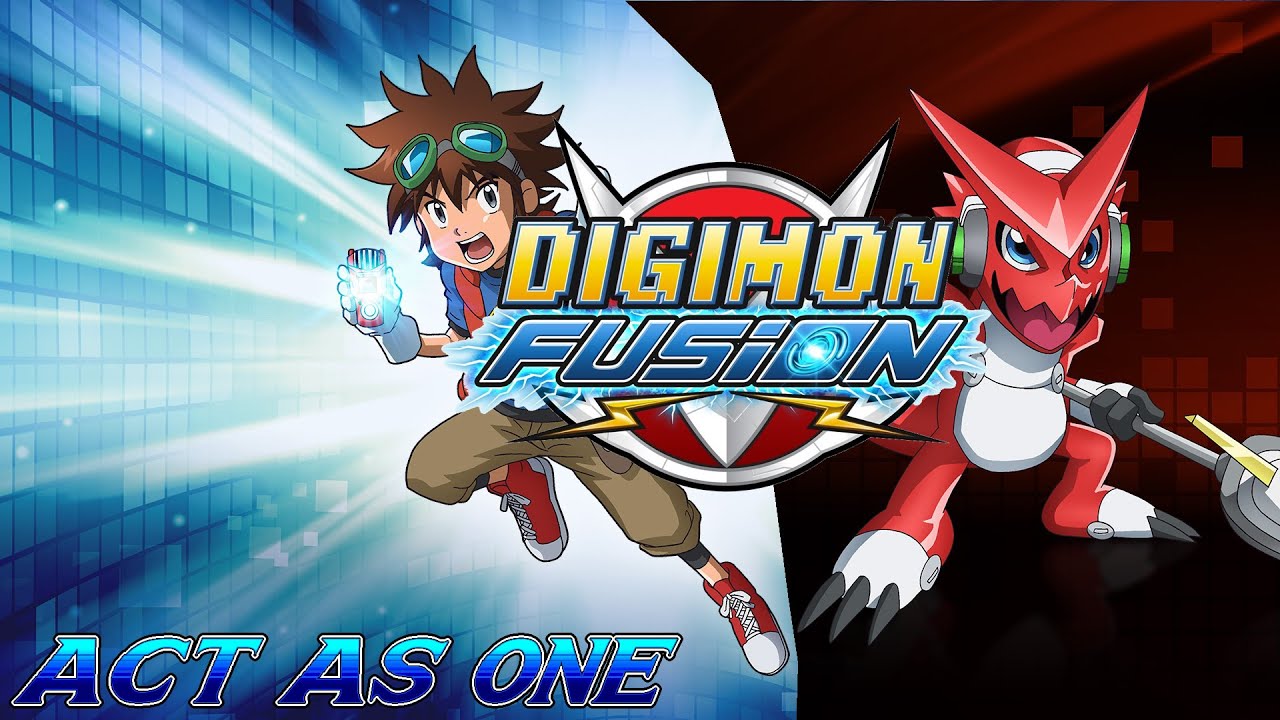 Digimon Fusion Full English Opening ''Act As One!'' (Extended/Remix) SE Included