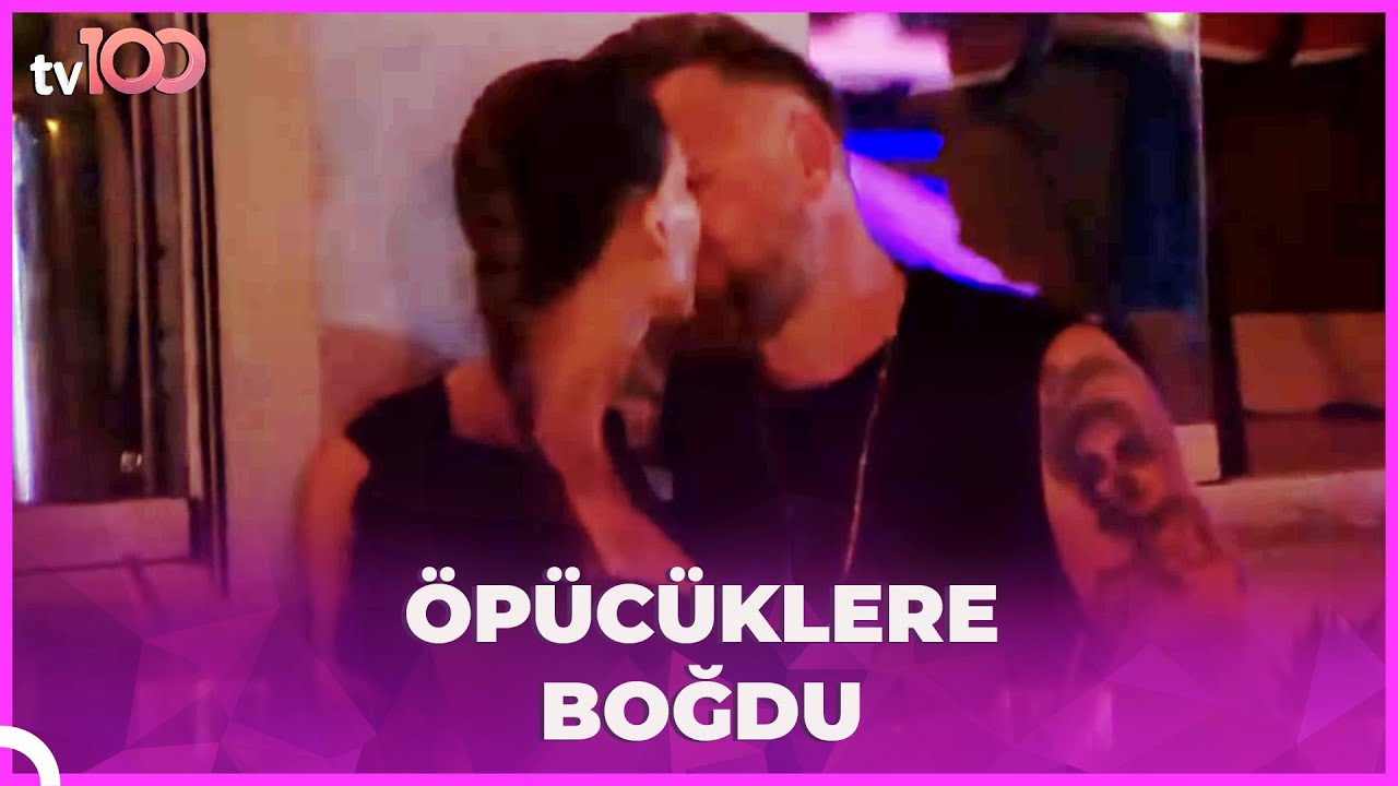 Dilan Çiçek Deniz ve İzlandalı Thor dudak dudağa