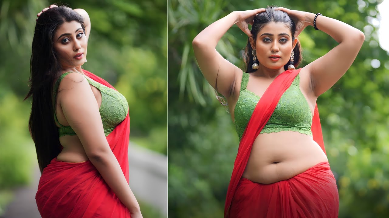 Dilse Saree Feat. Soumi I Sareelover I Red Chiffon Saree I Outdoor Saree Video I 2025
