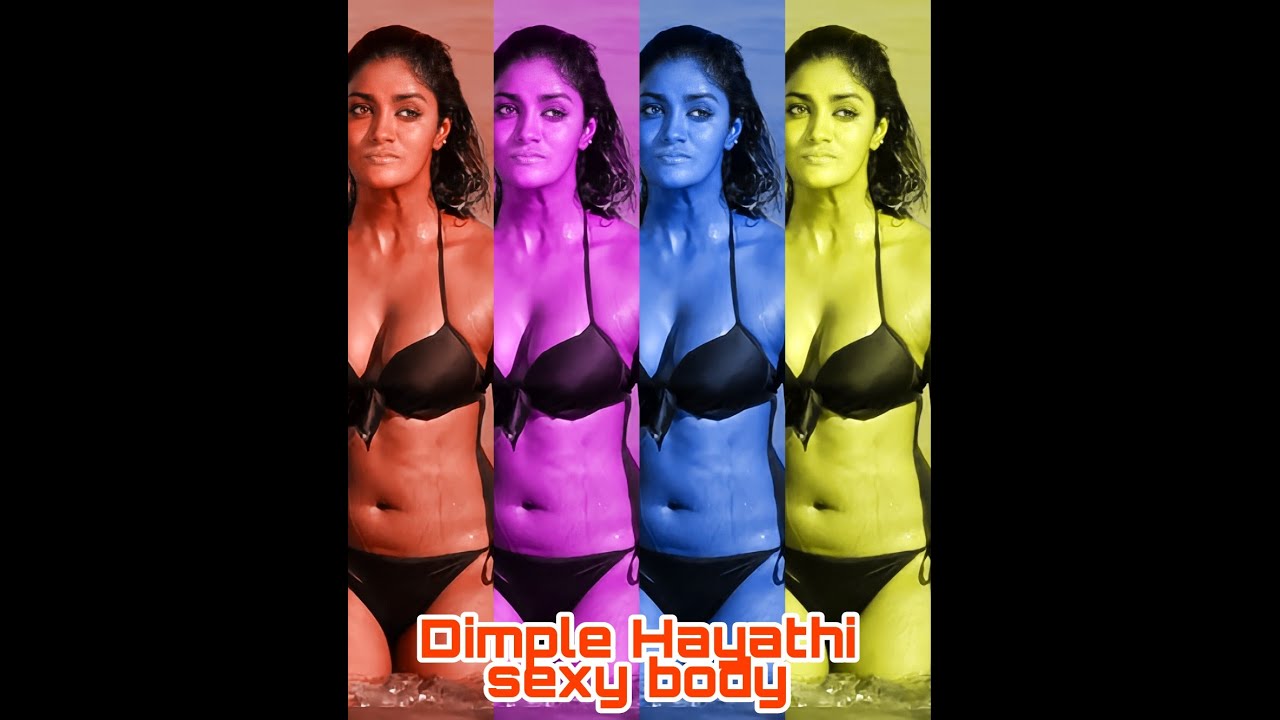 Dimple Hayathi Hot vertical edit 4K 60 fps| sexy body Fap challenge| #dimplehayathi #bikini #navel
