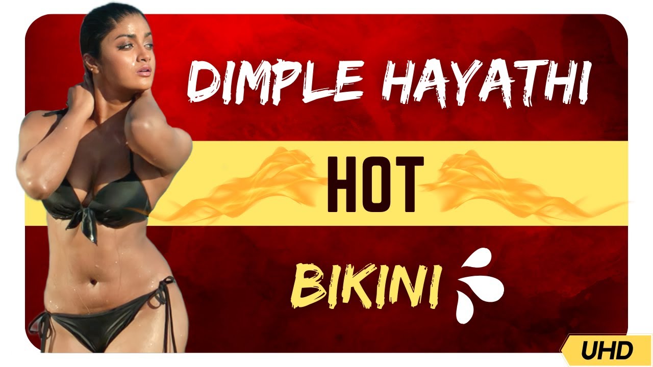 Dimple Hayathi Sexy Bikini II 4K II UHD II FAP II Vertical Video II