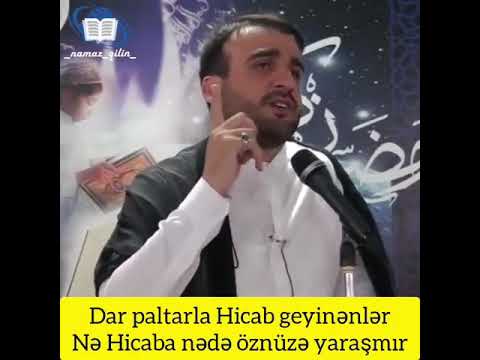 Dini statuslar Hacı Ramil Bədəlov Hicabla dar paltarlar geyməyin
