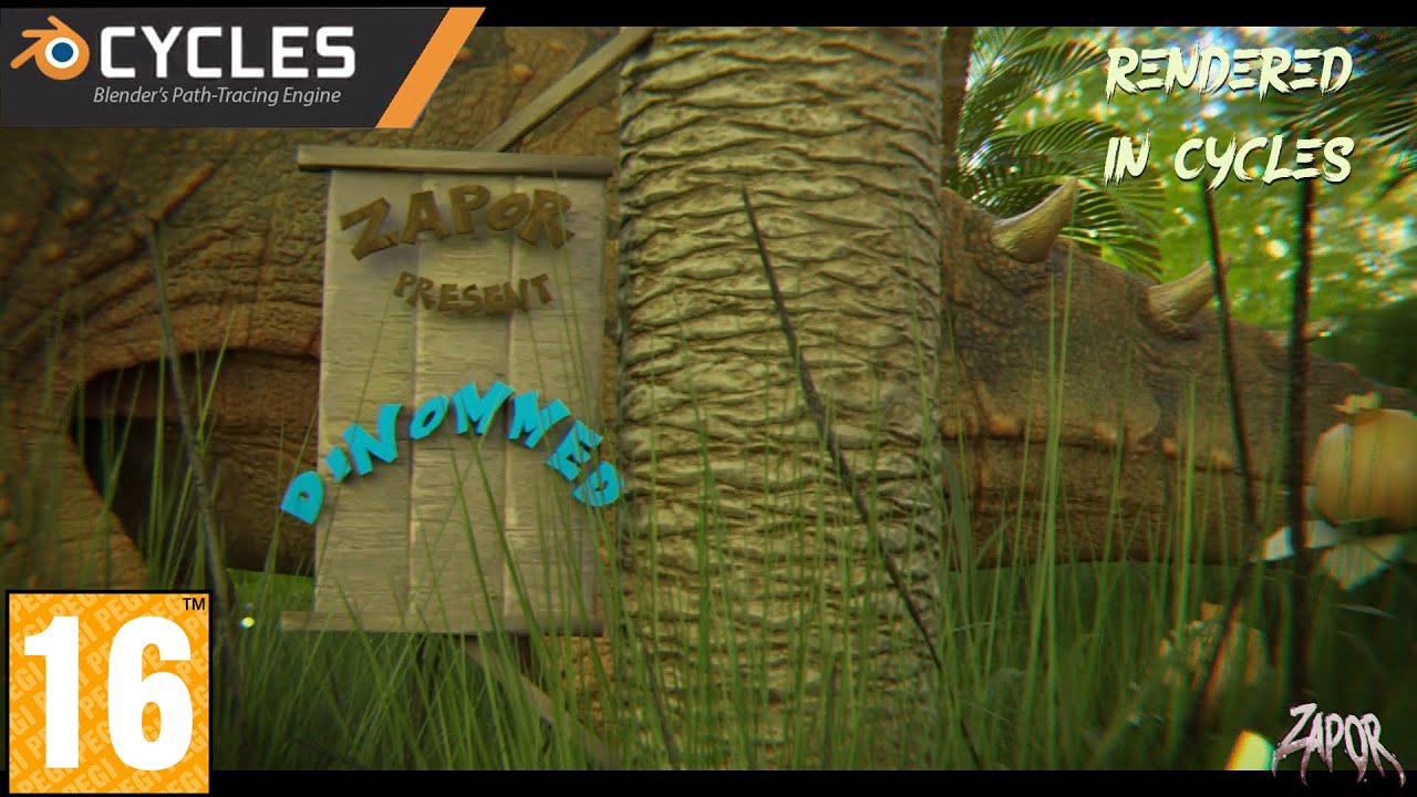 Dinommed [Blender vore animation]