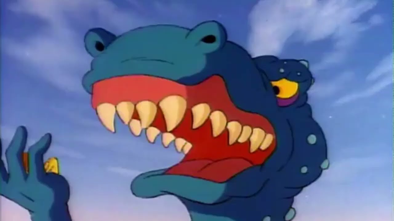 Dinosaur Eats April O'neil (Teenage Mutant Ninja Turtles) [Vore Edit]