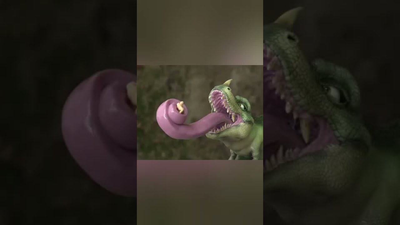 dinosaur tongue ate a man