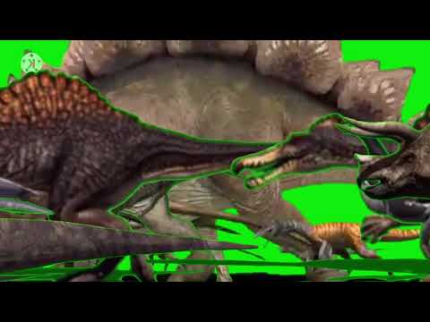 Dinosaur Zoo Escape Green Screen