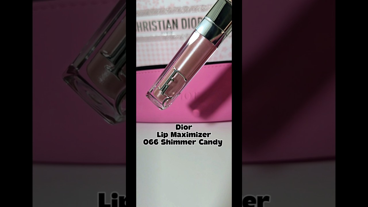Dior Beauty: Lip Maximizer in 066 Shimmer Candy 💕 #diorbeauty #shorts #pinkgloss  #diorlipmaximizer
