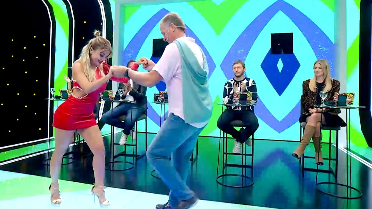 ¡DIOSA EN LA PISTA! Evangelina Anderson se lució bailando con un participante en 