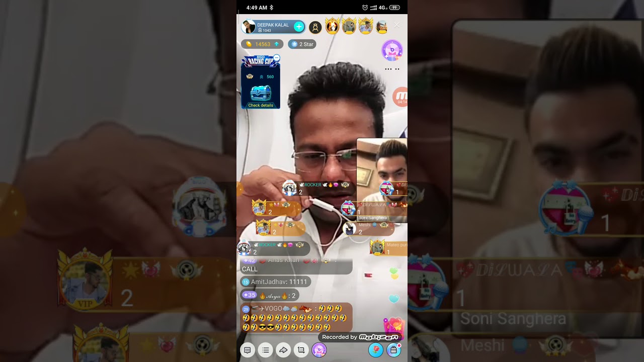 Dipak kalal Funny conversation with sunny sanghera on bigo live