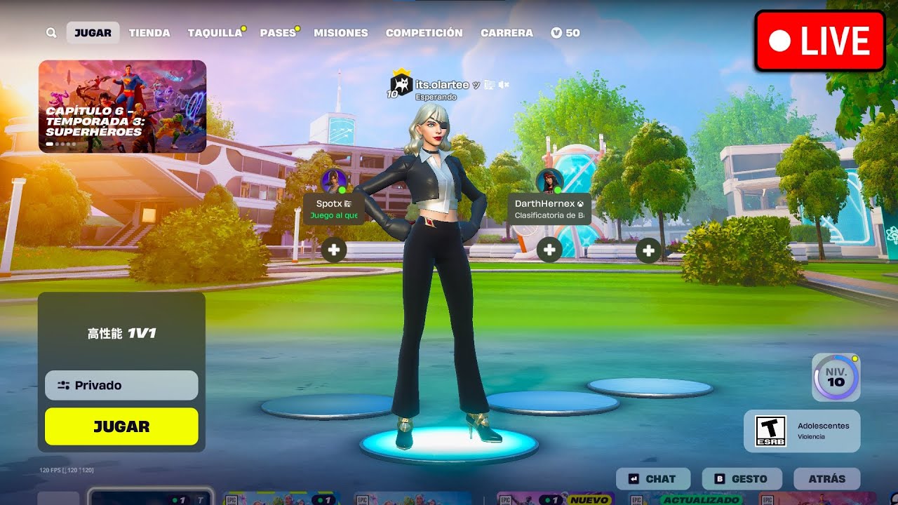 DIRECTO CHILL jugando FORTNITE con SUBS 🔴
