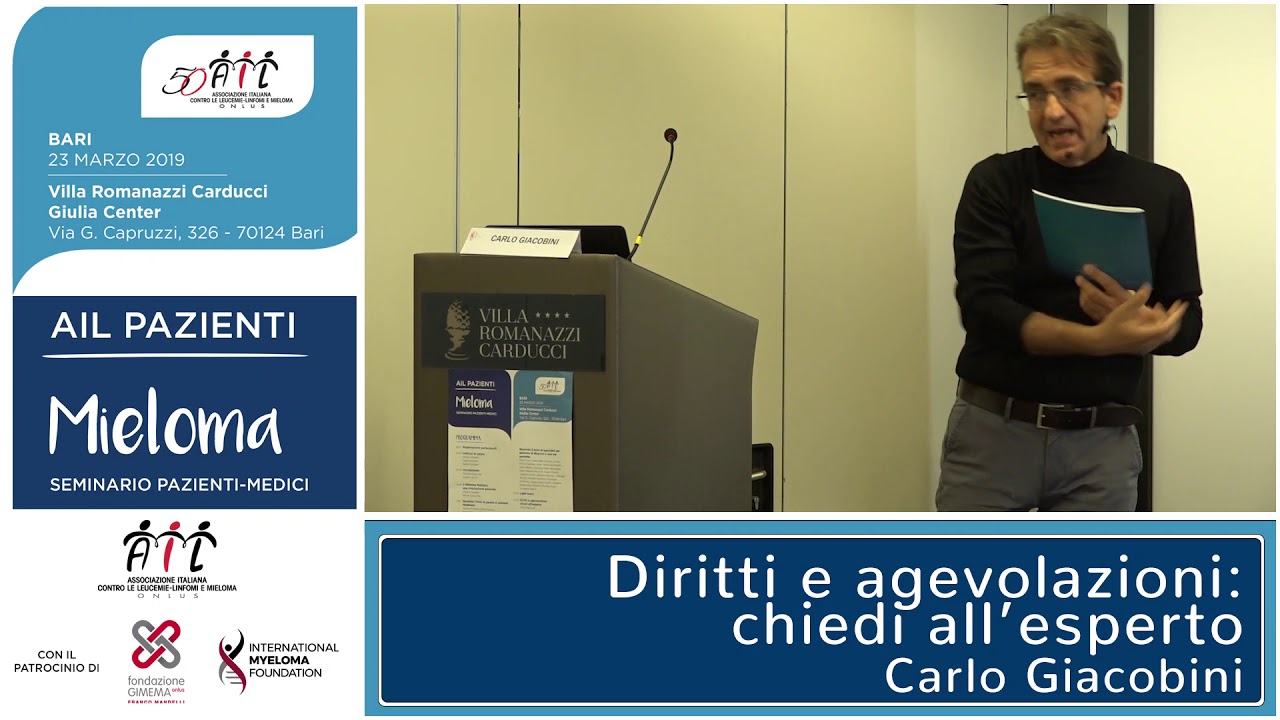 Diritti e agevolazioni, chiedi all'esperto - Carlo Giacobini