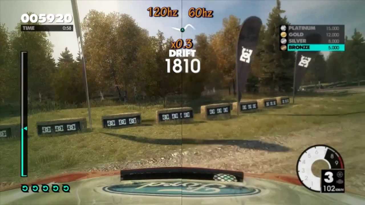 Dirt 3 120hz
