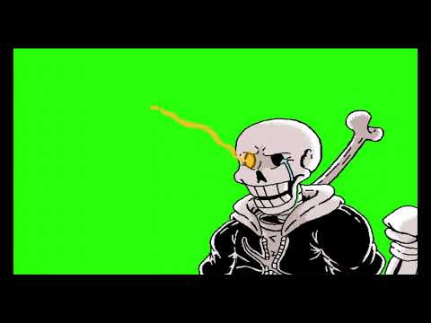 Disbelief Papyrus Green Screen Menu
