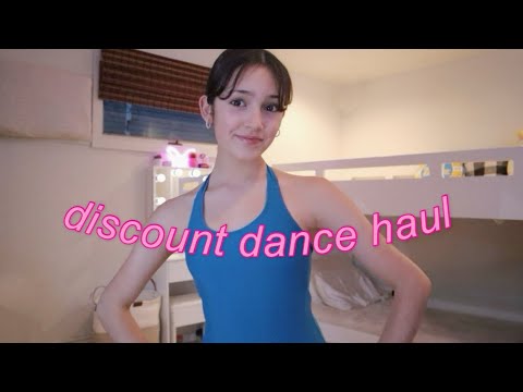 DISCOUNT DANCE try-on haul 🎀 leotards + ballet attire