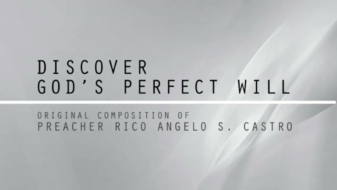 DISCOVER GOD'S PERFECT WILL - PapuRico Camp Theme Song