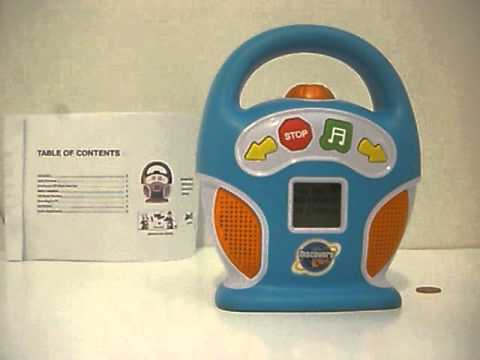 Discovery Kids MP3 Player Digital Boombox Not Need Card Has 256MB Internal