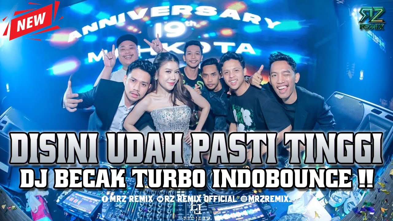 DISINI UDAH PASTI TINGGI !! DJ BECAK TURBO INDOBOUNCE TERBARU 2025