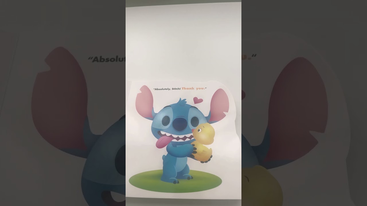 Disney Baby Say Please Stitch Read Aloud Book