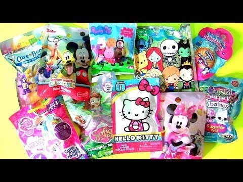 Disney Blind Bags Collection Mickey Sofia Care Bears Minnie Hello Kitty Peppa Pig Funtoyscollector