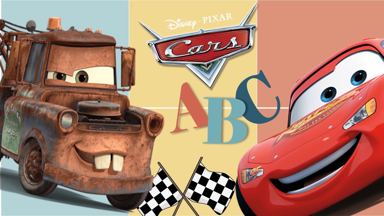 Disney CARS ABC - Characters from A to Z - Lightning Mcqueen, Mater and more!