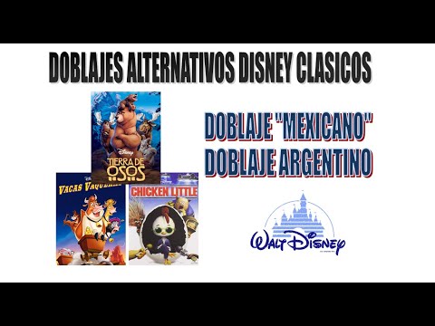 Disney Clásicos Doblajes Alternativos Doblaje Neutro, 