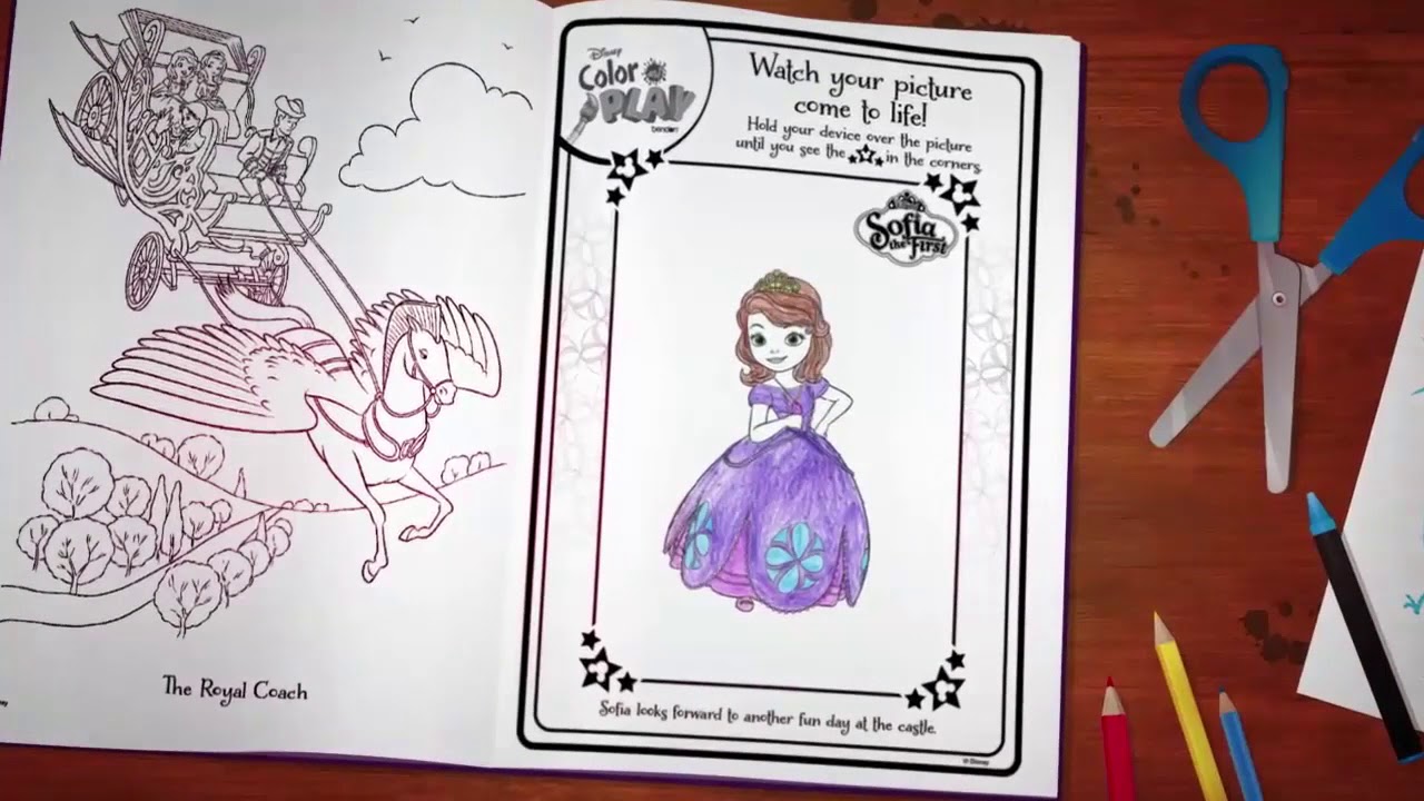 Disney color and play talier