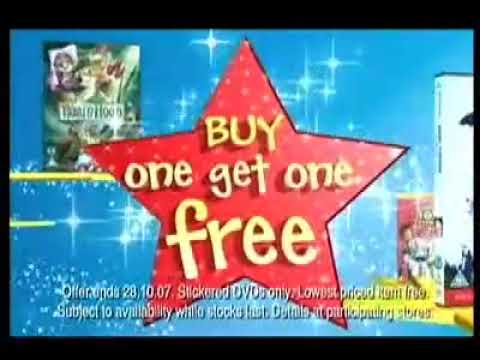 Disney DVD UK Advert - Buy One Get One Free (2007)