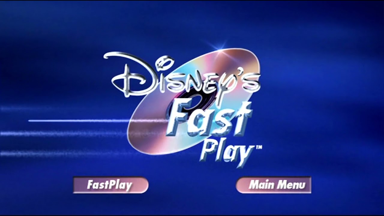 Disney DVDs - Fast Play Intro