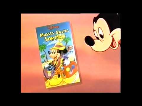 Disney Köpfilm - Musses Galna Sommar - Reklam Hyrfilm VHS Trailer