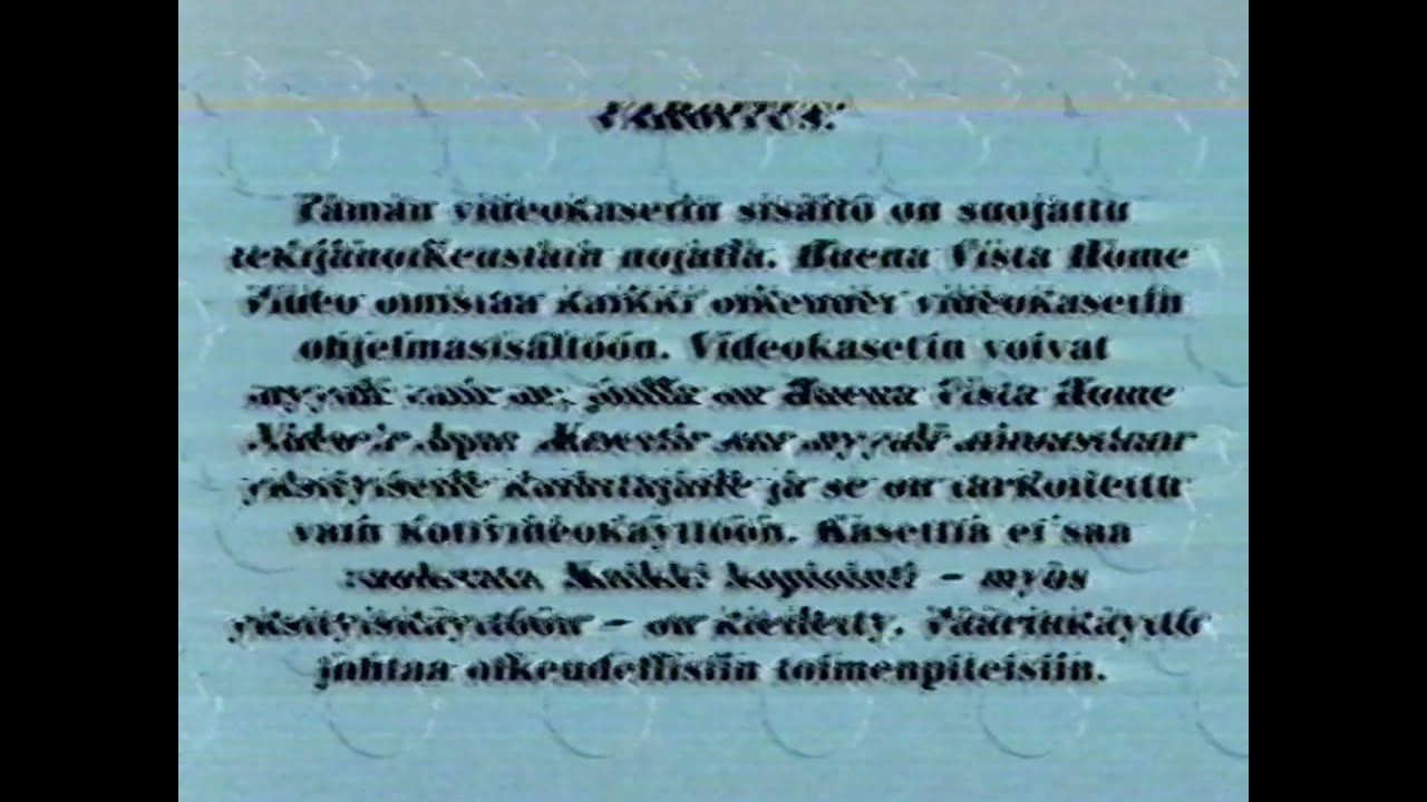 Disney mainoksia Disney VHS-kasetilta #67: Basil Hiiri, mestarietsivä (1360/20) {1080p50}