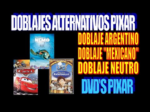 Disney Pixar Doblajes Alternativos Doblaje Neutro, 