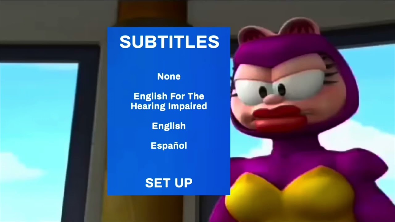 Disney Pixar Garfield’s Pet Force 2013 DVD Menu Walkthrough