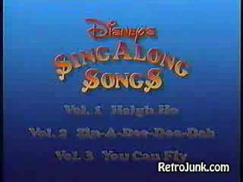 Disney Sing-Along Songs 1990 Promo 1