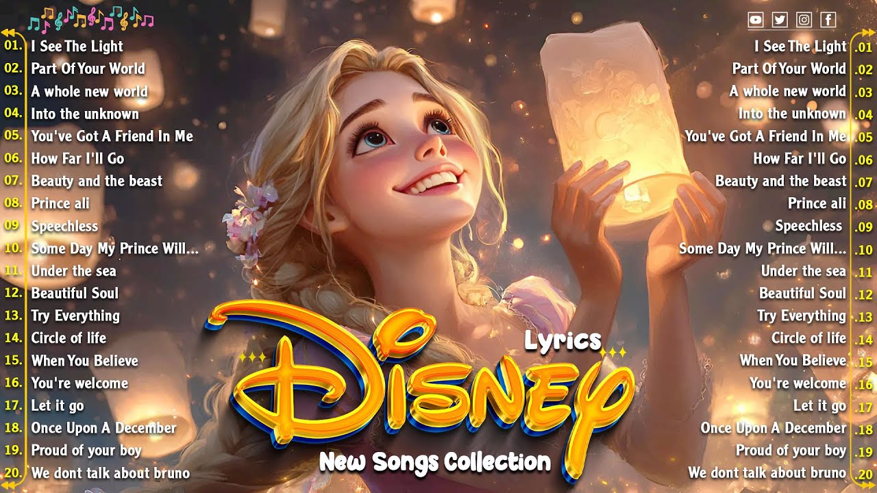 Disney Soundtracks With Lyrics 👛 Walt Disney's Best Classic Movie Soundtracks 💦 Disney Songs
