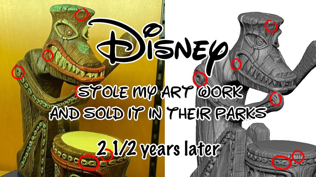 Disney stole my artwork and sold it in their parks - Update after 2 1/2 years