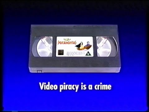 Disney Videos Anti-Piracy Warning (UK 1996, Pocahontas)