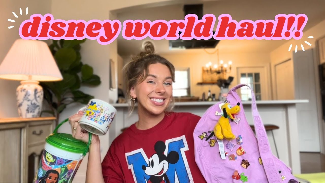 DISNEY WORLD HAUL! Everything I got in Disney World 2025, Pin Trading, Merch, Clothing & more!
