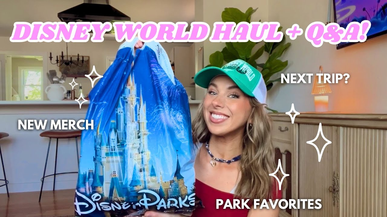 DISNEY WORLD HAUL+ Q&A! Everything I bought in Disney World, Disney trip Q&A, Next Disney trip?