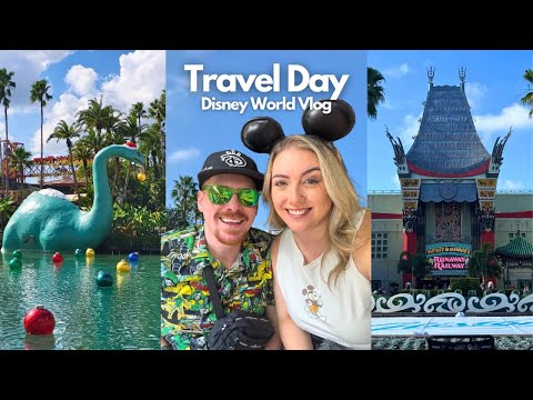 DISNEY WORLD VLOG | Travel Day & Day 1 | Hollywood Studios, Disney's Coronado Springs Resort